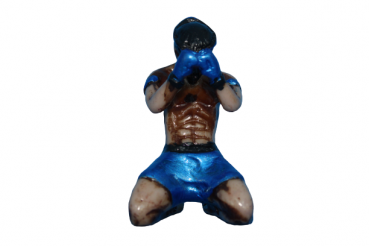Muay Thai Figur blau 7,5cm